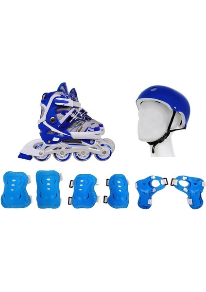 Xslide Inline Paten Set-Mavi