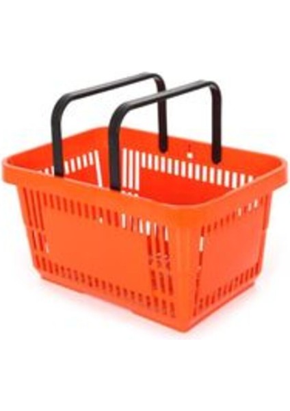 Std 22 Litre Market El Sepeti.1.plastik Alışveriş El Sepeti Klasik