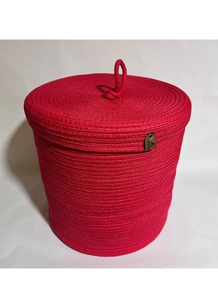 Çok Amaçlı Sepet, Banyo ve Mutfak Organizeri ,saksı 30X30 Kapaklı