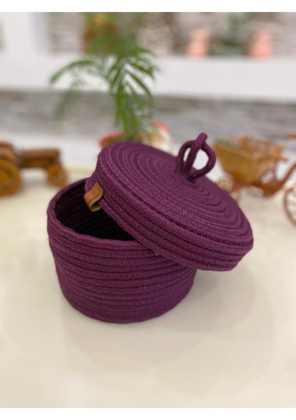 Jüt Sepet Hasır Organizer Ekmeklik Mutfak Sepeti Meyve Sepeti Kapaklı fırsatları