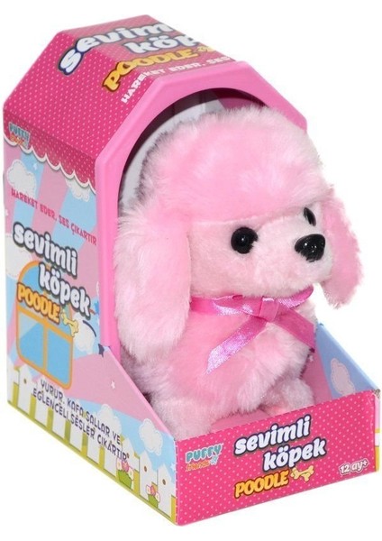 47171 Sun-Rst-Pff-Peluş Sevimli Köpek Poodle Hareketli Sesli Pmb