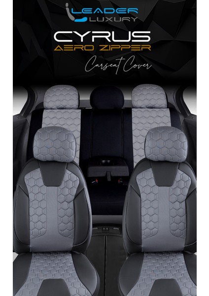 hyundai Accent Uyumlu Lüx Deri Detaylı Oto Koltuk Kılıfı Ön Arka Takım Venüs Füme Auto Good Store indirimleri