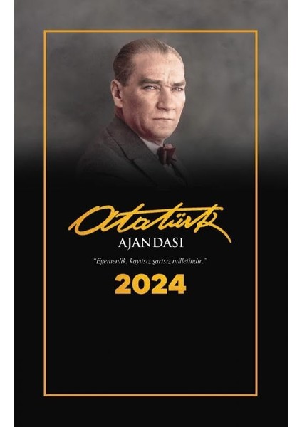Kitabevi Ankara 2024 Atatürk Ajandası, 13.5X21CM