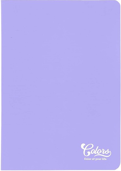 Colors A5 40 Yaprak Kareli Defter, Mor
