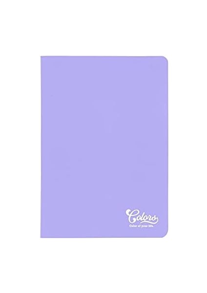 Colors A5 40 Yaprak Kareli Defter, Mor