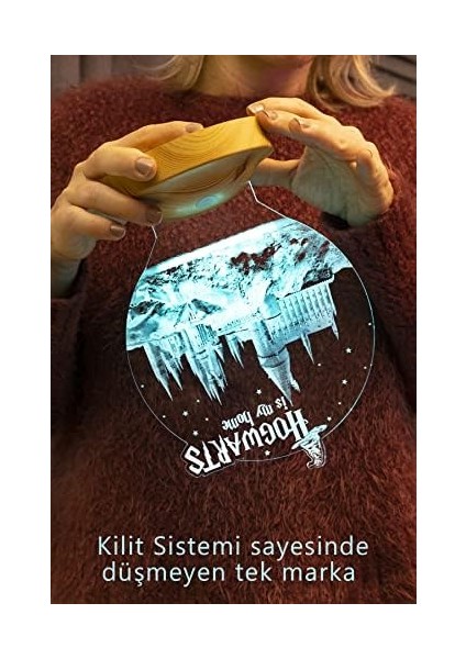 3D Harry Potter Hediyesi Hogwarts Gryffindor Binası LED Lamba