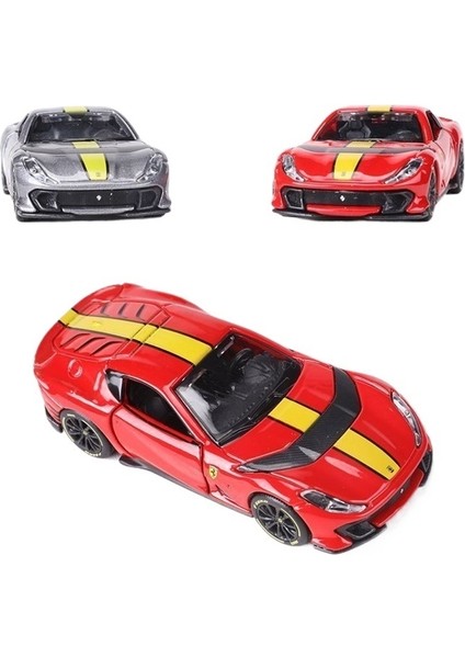 1:64 Ferrari 812 Competizione Açılabilir Kapı Simülasyonu Alaşımlı Araba Model Koleksiyonu (Yurt Dışından) fırsatları