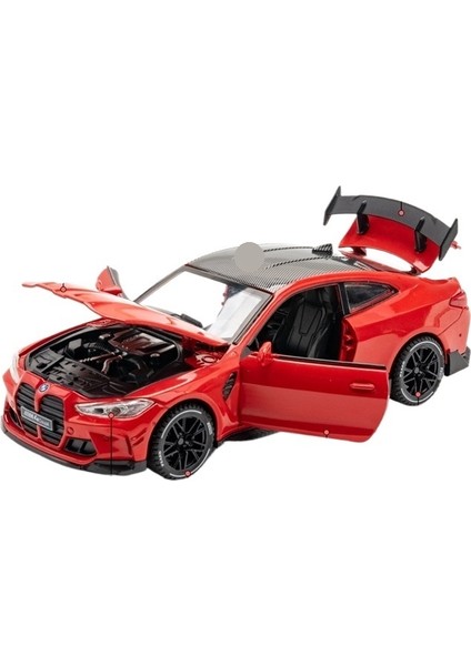 1:32 Bmw M4 Alaşım Spor Araba Modeli Süs Araba Oyuncak (Yurt Dışından) modelleri