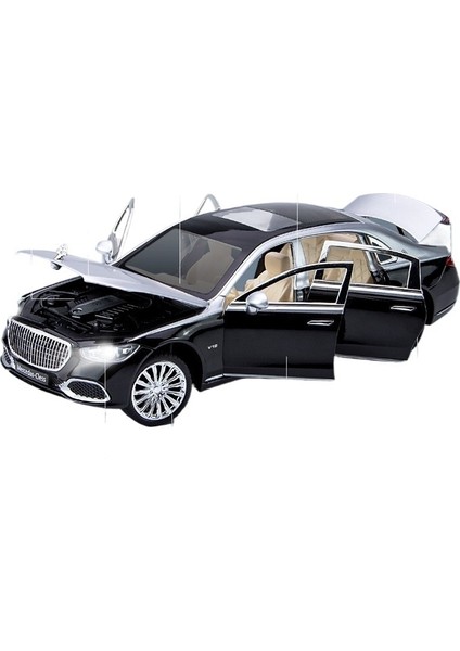 1:24 Mercedes-Benz S680 Araba Modeli Alaşım Oyuncak Araba, Kapı Açma Araba Süsleri ile (Yurt Dışından)