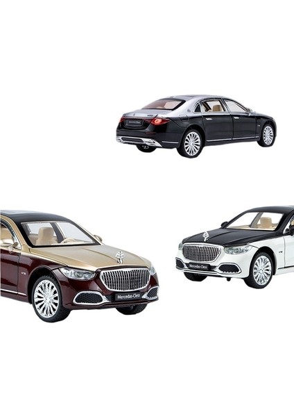 1:24 Mercedes-Benz S680 Araba Modeli Alaşım Oyuncak Araba, Kapı Açma Araba Süsleri ile (Yurt Dışından)