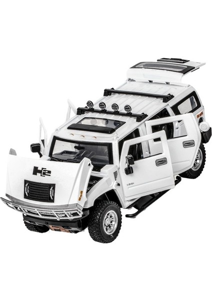 1:24 Hummer Alaşım Araba Modeli Araba Oyuncak Modeli Süsler (Yurt Dışından)