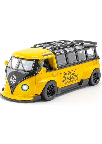 1:32 Volkswagen T1 Otobüs Alaşım Araba Modeli Süs Oyuncak (Yurt Dışından)