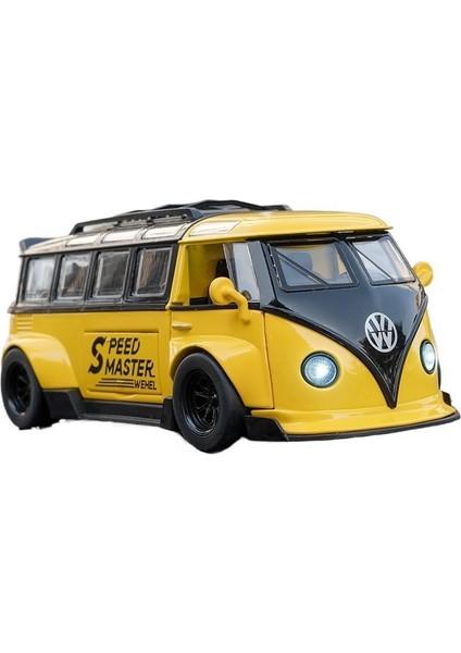 1:32 Volkswagen T1 Otobüs Alaşım Araba Modeli Süs Oyuncak (Yurt Dışından)