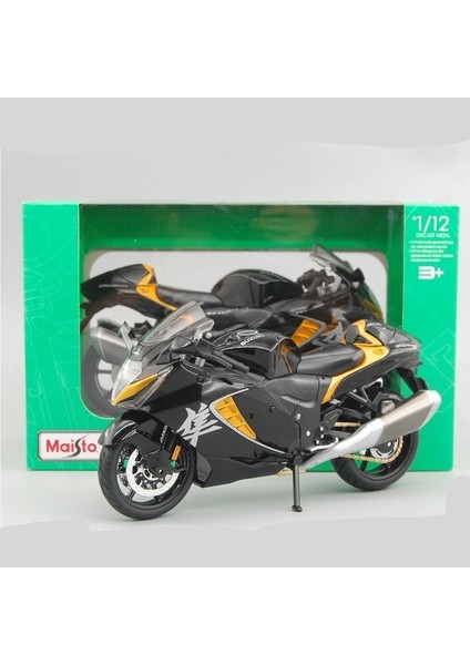 Maisto Simülasyon Motosiklet Modeli 2022 Suzuki Hayabusa Siyah ve Sarı 32724 (Yurt Dışından)