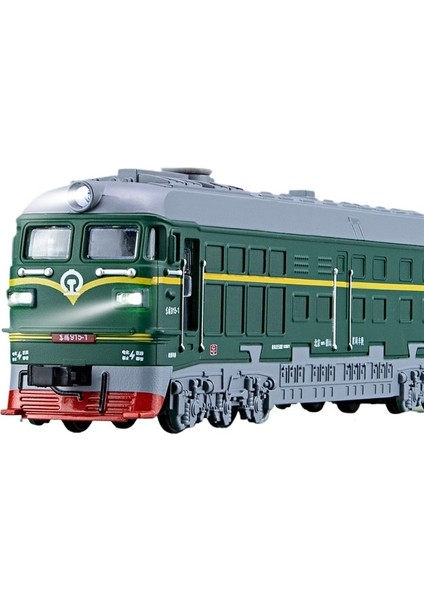 Tek Bölümlü Yeşil Deri Lokomotif, Sprey Geri Çekmeli Tren Modeli (Yurt Dışından)