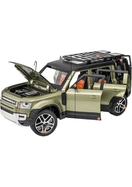1:24 Land Rover Defender Metal Ses ve Işık Geri Çekilebilir Araba Çocuk Simülasyon Alaşım Araba Modeli (Yurt Dışından) fiyatları