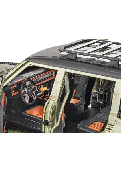 1:24 Land Rover Defender Metal Ses ve Işık Geri Çekilebilir Araba Çocuk Simülasyon Alaşım Araba Modeli (Yurt Dışından) modelleri