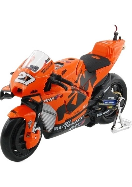 Maisto Simülasyon Motosiklet Yarışı Modeli 2021KTM Turuncu No. 27 36376 (Yurt Dışından)