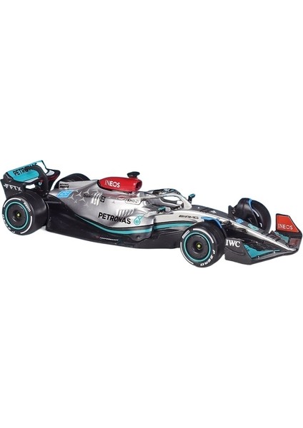 Burago 1:43 F1 Formula Yarışı Model Oyuncak #38065 Mercedes-Benz F1 W13E #63 (2022 Sezonu) (Yurt Dışından)