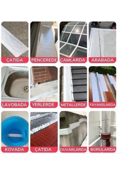 2 Mt Yüksek Sıcaklık Dayanan Su Geçirmez Çatı Duvar Çatlak Onarıcı Yapışkan Bant Folyo 5 Cm fırsatları