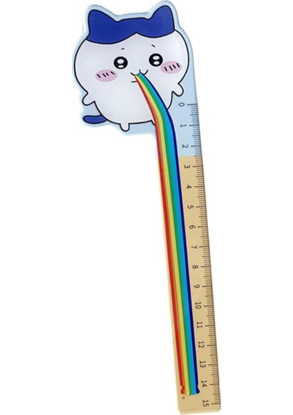 Düz Cetvel 15CM Kızlar Erkekler Için Güzel Karikatür Hayvan Cetveli A (Yurt Dışından)