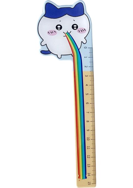 Düz Cetvel 15CM Kızlar Erkekler Için Güzel Karikatür Hayvan Cetveli A (Yurt Dışından)