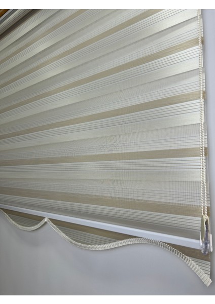 Dilimli Iki Renk-Krem/beyaz Ev-Ofis Perdesi Aluminyum Sistem – Şık & Kullanışlı Perde (Alüminyum Sistem) fiyatları