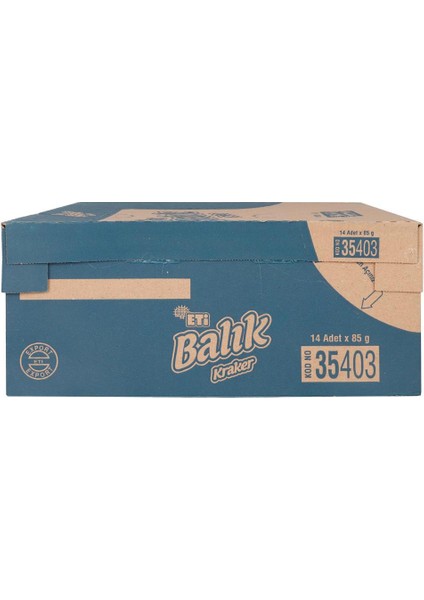 Balık Kraker 85 G x 14 Adet