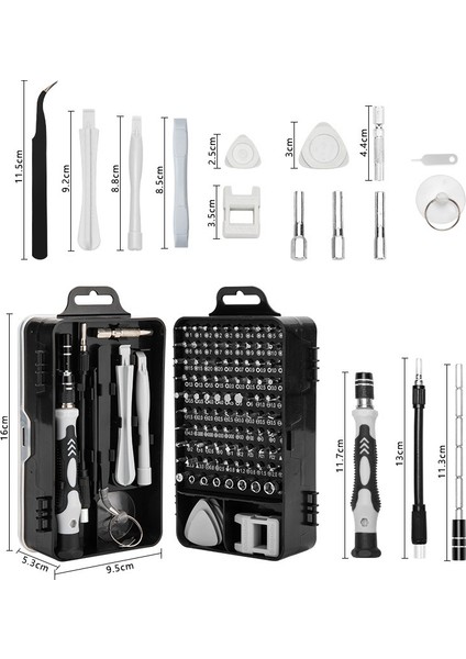 115'I 1 Arada Has Tornavida Kombinasyon Seti Tamir Aletleri (Yurt Dışından) fiyatları