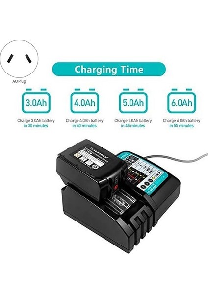 DC18RC Şarj Cihazı 3A Makita Için Şarj Akımı 14.4V 18V BL1830 BL1430 DC18RC DC18RA Güç Aracı DC18RCT Şarj Au Tak (Yurt Dışından) fiyatları