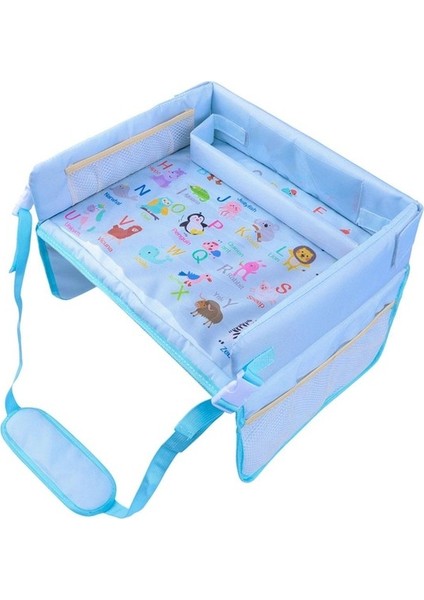 Toddler Çocuklar Için Araba Koltuğu Tepsisi Koltuk Arabası Uçağı Taşınabilir Oyun Hayvan Dünyası (Yurt Dışından)