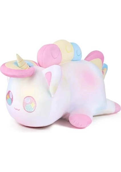 Unicorn Kedi Peluş Oyuncak Sevimli Peluş Süs (Yurt Dışından)
