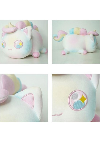 Unicorn Kedi Peluş Oyuncak Sevimli Peluş Süs (Yurt Dışından)