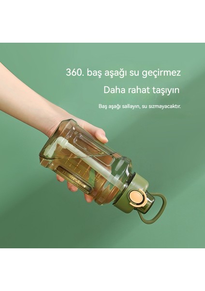 Öğrenci Su Şişesi Yeni Model Ölçekli Su Bardağı Büyük Kapasiteli Yüksek Sıcaklığa Dayanıklı Spor Su Isıtıcısı (Yurt Dışından) fırsatları