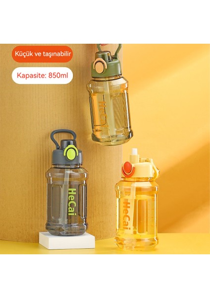 Öğrenci Su Şişesi Yeni Model Ölçekli Su Bardağı Büyük Kapasiteli Yüksek Sıcaklığa Dayanıklı Spor Su Isıtıcısı (Yurt Dışından) fiyatları