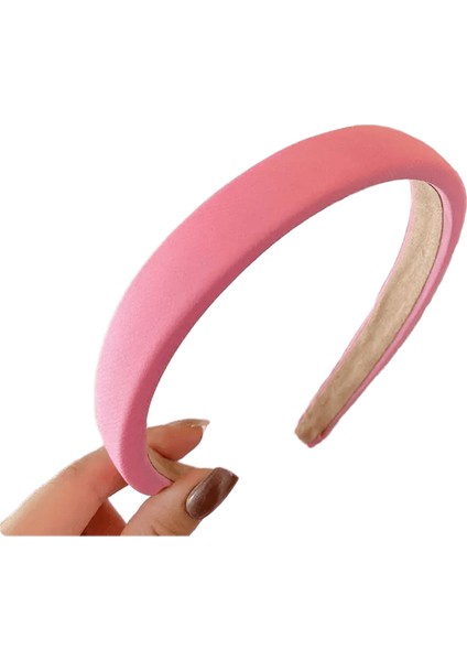 Kadınlar Için Katı Geniş Saç Bant Çember Vintage Yumuşak Elastik Head Bandı Kız Çerçeve Saç Bandı Moda Moda Saç Aksesuarları: 18 (Yurt Dışından)