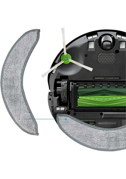 Irobot Roomba Combo J7+ Için 5'li Yedek Paspas Pedleri (Yurt Dışından) fırsatları