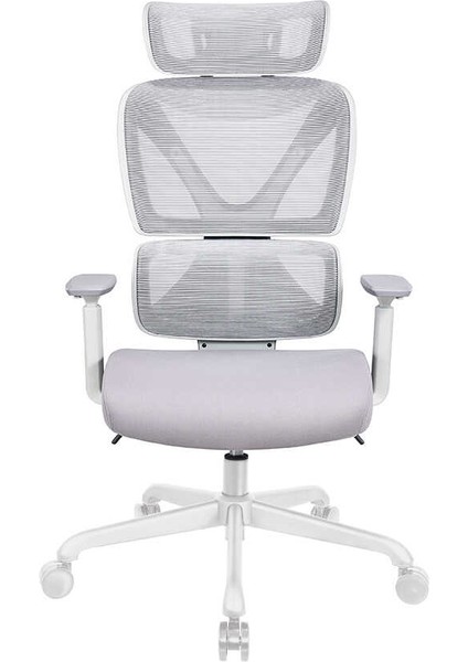 Unique-Sx Yönetici ve Çalışma Koltuğu - Gri/krem 74X119.5-129X65.5 cm