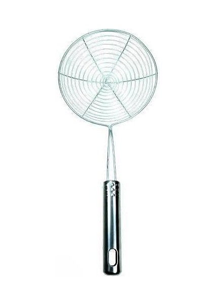 Çelik Tel Kevgir Kızartma Haşlama Süzgeç 35 cm