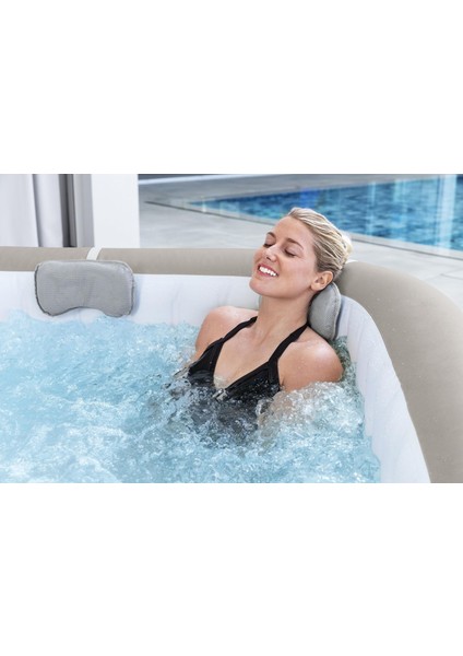 Lay-Z-Spa® Cabo Smart Hydrojet™ 6001R Enerji Tasarruflu Şişme Spa Havuzu, Mobil Uygulama Kontrollü, 4-6 Kişilik