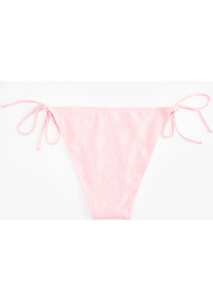 Astarlı Fitilli Floral Dokulu Yanları Ipli Bikini Altı fiyatları