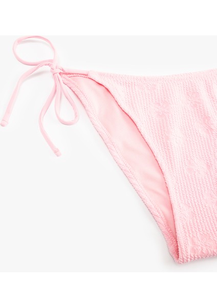 Astarlı Fitilli Floral Dokulu Yanları Ipli Bikini Altı modelleri