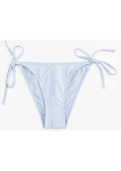 Astarlı Parıltılı Dokulu Yanları Ipli Bikini Altı