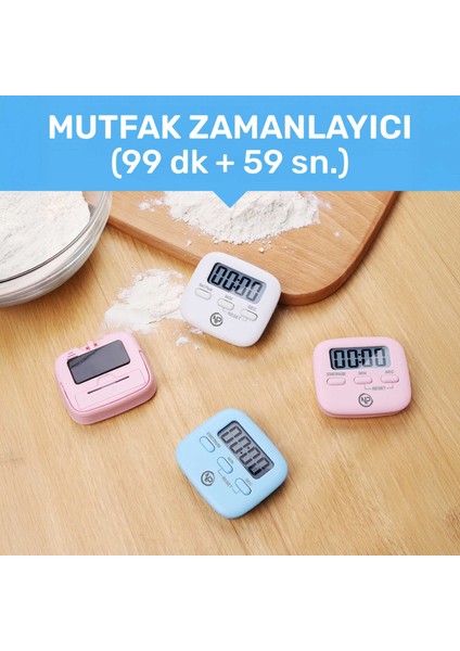 NPT05B Mutfak,Ders,Yemek için 99:59dk Dijital Alarm Kronometre,Pomodoro Öğrenci Motivasyon Saati fırsatları