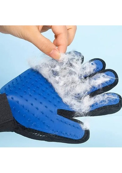 Evcil Köpek ve Kedi Bakım Eldivenleri - Masaj Banyosu, Tüysüz Alma, Isırma Önleyici Tarak ve Spa Temizliği! Renk:beyaz (Yurt Dışından)