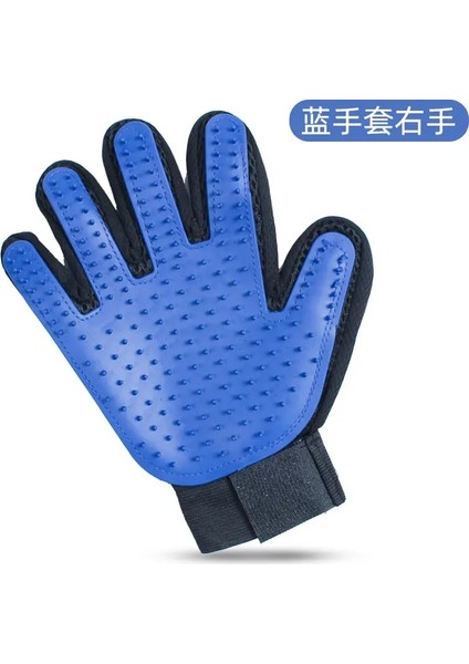 Köpek Kedi Tavşan Kürk Için Evcil Hayvan Bakım Kiti 2 Taraflı Tımar Fırça Banyosu Temizlik Eldiven Döteleme Çıkma Değiştirme Pet Hazili: 1 Pc Sağ (Yurt Dışından)