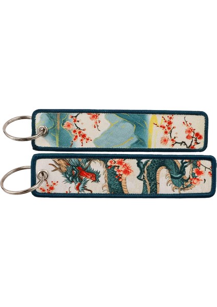 Van Gogh Nakış Anahtarlıklar Japon Dalgaları Anahtar Etiketleri Motosikletler Arabalar Için Anahtarlık Anahtarlık Aksesuarlar Takı Chaveiro Hediyeler Renk: 3 / Boyut: 3CMX13 cm (Yurt Dışından)