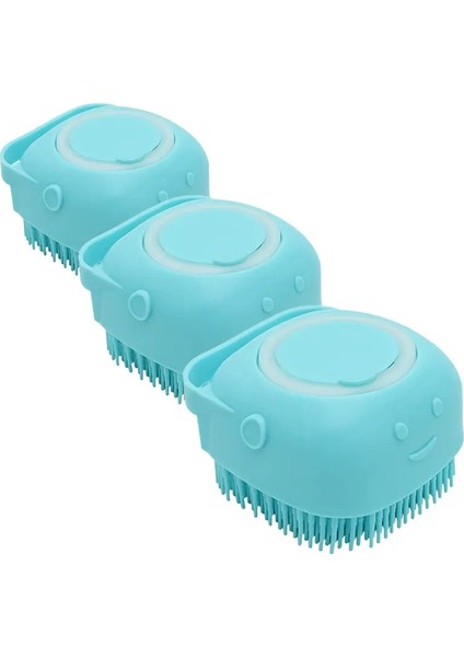 Kısa Uzun Saçlı Köpekler Için Duş Masajı Kauçuk Köpek Fırçası Kediler Yumuşak Evcil Hayvan Banyo Fırçası Gevşek Kulübe Kürk Kedi Diş Fırçası Dogcolor: Pembe/boyut: 84MM60MM84MM (Yurt Dışından)