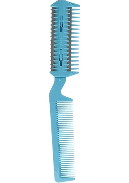 Evcil Saç Tıraş Makinesi Tarak Kesme Kesilmiş Köpek Kedi 2 Bıçaklı Bakım Jileti Inceletme Saç Fırçası Tarak Ürünleri Kediler Için Renk:mavi (Yurt Dışından)