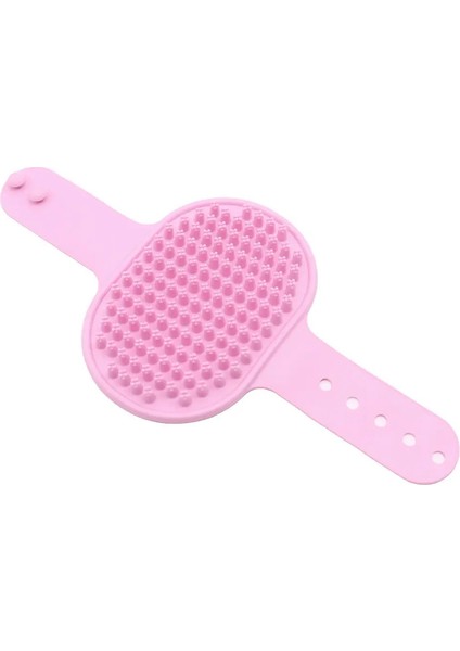 Köpek Banyosu Fırçası Evcil Hayvan Bakımı Tüy Dökme Sakinleştirici Masaj Kauçuk Fırçalar Curry Tarak Ayarlanabilir Halka Saplı Evcil Hayvan Köpekleri Kedileri Için Renk:pembe (Yurt Dışından)
